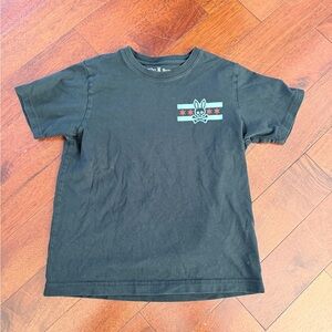 Psycho Bunny Black Kids Chicago Tee with Graphic size 10-12 Medium